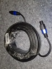 SpeakON Speaker Cable 2×2.5 mm NL4 Style Blue Lock – Pro PA Cord