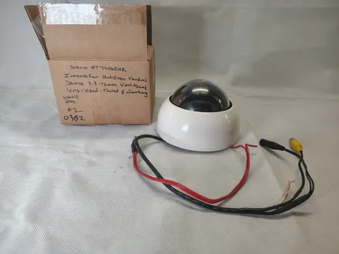 Speco HT7246IHR Outdoor Vandal Dome Camera 2.8-12mm Tested Working Used