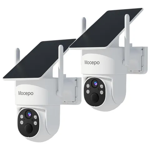 Solar Security Cameras Wireless Outdoor 5G&2.4G, 4MP 360° PTZ Wireless Camera...