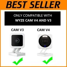 Window Mount for Wyze Cam v3/v4 - 20° Angle Adjustment