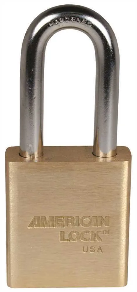 American Lock A3571WO Padlock IC Core Brass