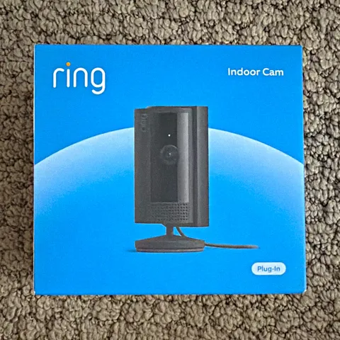 Ring Indoor Cam (2nd Gen) 1080p Wi-Fi Plug-In Indoor Security Camera Black