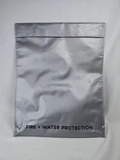 Fireproof Document Bag 15 x 12 Waterproof Document Holder Money Safe Pouch Bag