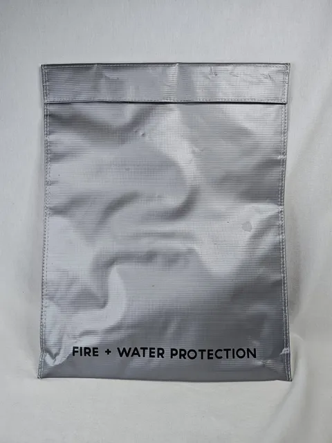 Fireproof Document Bag 15 x 12 Waterproof Document Holder Money Safe Pouch Bag