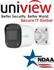 UNV 2MP NDAA IP67 IP Uniview Bullet Security Camera 2.8mm Lens Uniarch