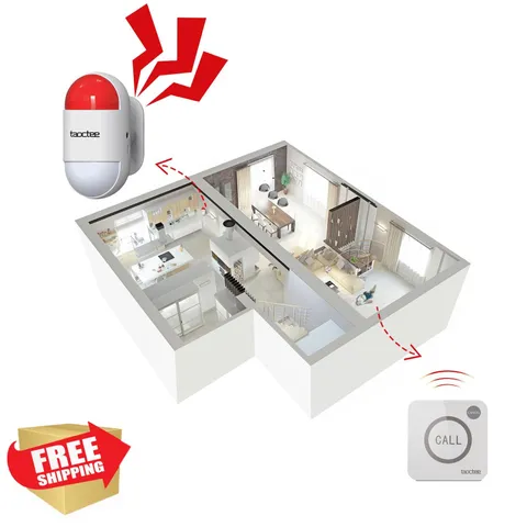 Taoctee Panic Button Alarm; Home Security Siren; Light Emergency
