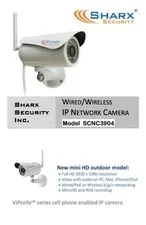 Sharx SCNC3904  Security Camera - VIPcella™ series - New - Open Box