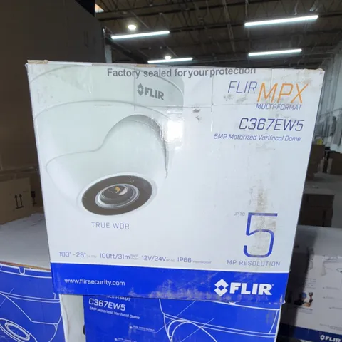FLIR MPX C367EW5 5MP Wired Dome CCTV Camera Motorized Varifocal True WDR