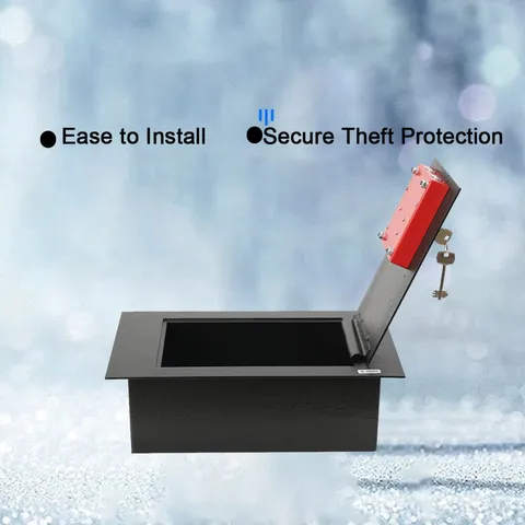 In Floor Safe Safety Box Steel Plate Household Hotel Wall Hidden Safe