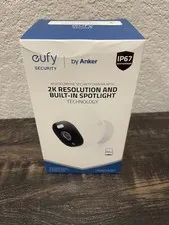 NEW Braeufy Wired Outdoor 2K Surveillance Camera with Spotlight (2.4 GHz Wi-Fi)