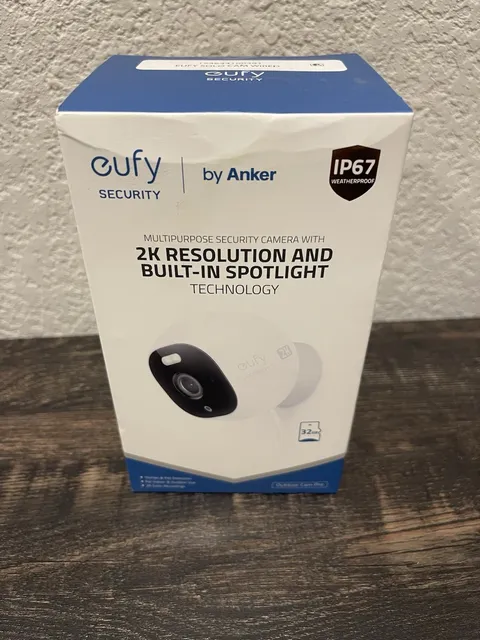 NEW Braeufy Wired Outdoor 2K Surveillance Camera with Spotlight (2.4 GHz Wi-Fi)