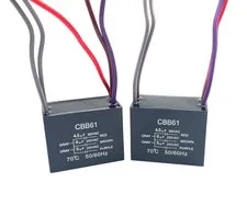 New 5 Wire Ceiling Fan Capacitor Replacement for New Tech CBB61, 250VAC 50/60...