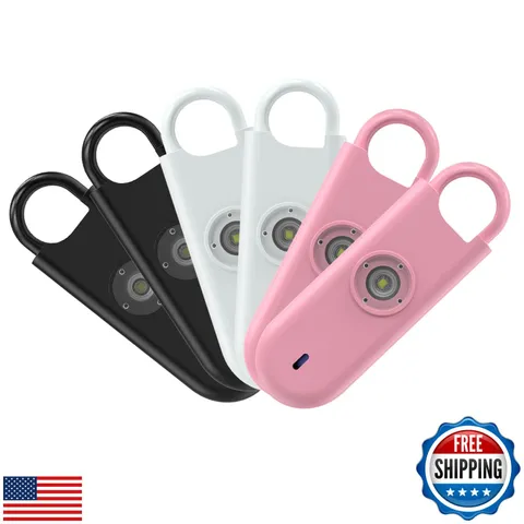 Fauxomor 140dB Personal Safety Alarm for Women, 6 Pack Safe Alarm Protection 