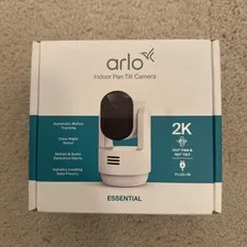 Arlo Indoor Pan Tilt Pet Camera 2K 360 Degree Pan 180 Tilt Plug In (BRAND NEW)