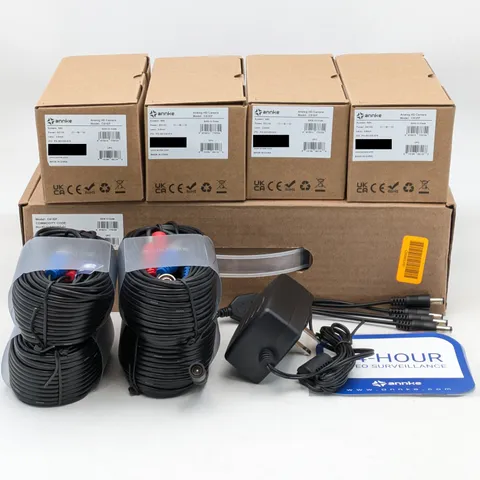 Annke C51EP 1080p Analog HD CCTV 4pc Bullet Cameras 3.6mm Lens 12V DC Model N04