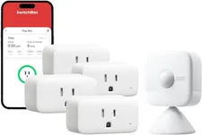 Smart Plug Mini 15A(4 Pack) with Smart Mmwave Radar Motion Sensor, Bluetooth Pre