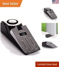 Upgraded Door Stop Alarm -Great for Traveling Security Door Stopper Doorstop ...