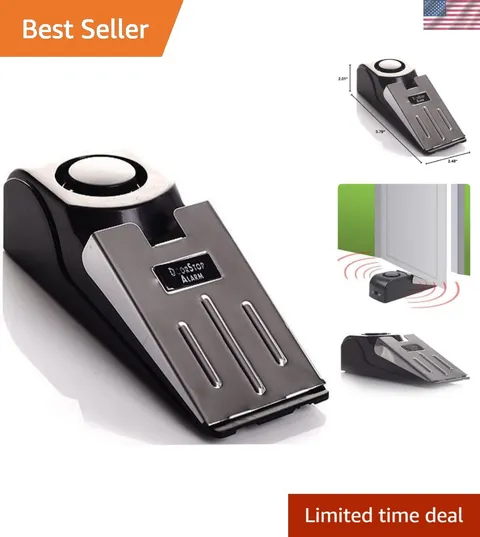 Upgraded Door Stop Alarm -Great for Traveling Security Door Stopper Doorstop ...