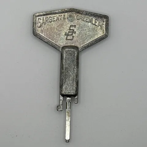 SARGENT & GREENLEAF U11 Safe-4 Wheel Combination Lock Change Key - FREE SHIP
