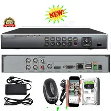 High Tech 4 CH Full HD High Definition  DVR system remote view for iphone