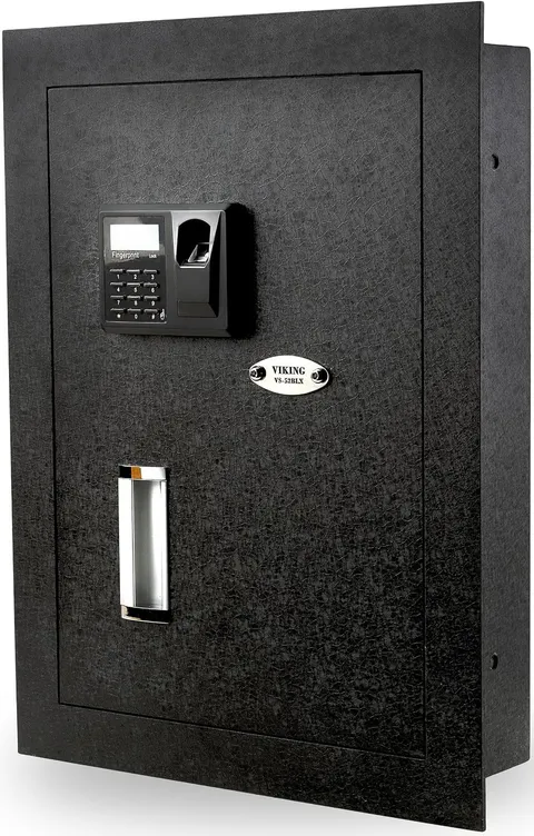 Viking Security Safe VS-52BLX Heavy Duty Hidden in Wall Safe Biometric Fingerpri