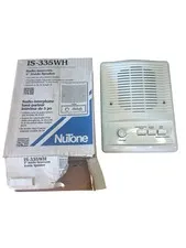 NuTone IS-335WH Radio-Intercom 5" Inside Speaker White