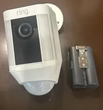 Ring 8SB1S7-WEN0 Wireless Outdoor Spotlight Security Camera - White
