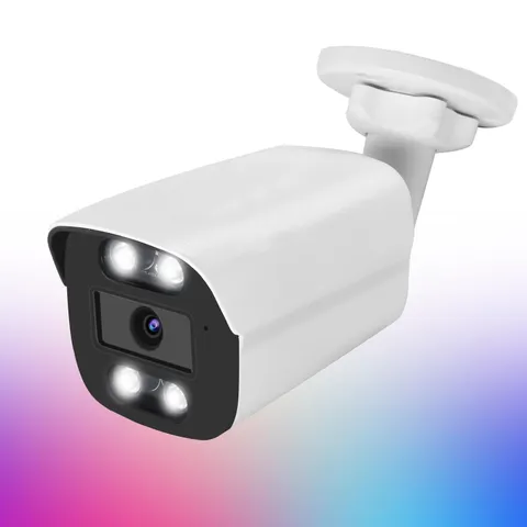 5MP PoE IP Color Surveillance , Inside Cameras for House with Built-in Mic, S...