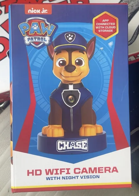 Nick Jr. PAW Patrol Chase 1080p Indoor WiFi Camera Night Vision Motion EPWB1402