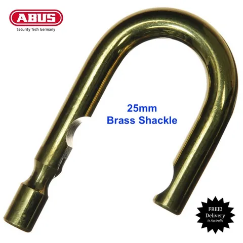 Replacement 25mm Brass Shackle Abus 8345 Series Padlocks -Free Postage In Aust