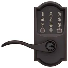 Schlage Encode Aged Bronze Metal Wi-Fi Deadbolt With Accent Lever