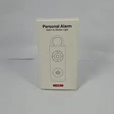 AF-2004 Personal Attack Alarm 130 dB USB Rechargeable Strobe Light Keyring 01