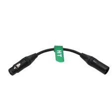 XLR 4 Pin Male to XLR 3 Pin Female Adapter Power Extension Cable for Battery ...