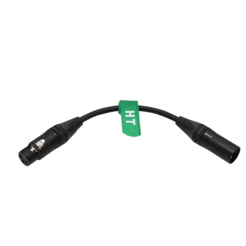 XLR 4 Pin Male to XLR 3 Pin Female Adapter Power Extension Cable for Battery ...
