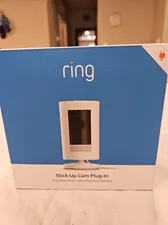 RING Stick Up Cam Plug-In, 1080p HD, Indoor / Outdoor - Open box