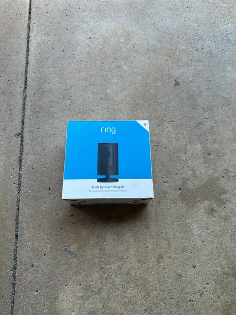 Ring Stick Up Cam Plug-in Wired Indoor/Outdoor Camera Blk (B0C5QTSF5J)