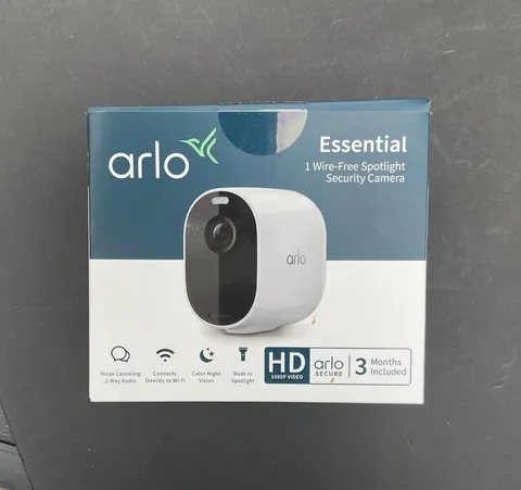 Arlo VMC2030-100NAS Essential Spotlight Single Wireless Indoor/Outdoor Camera™