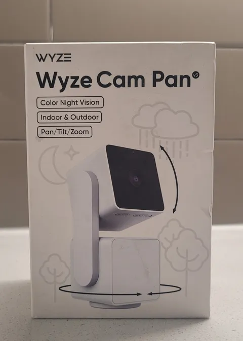 Wyze Cam Pan V3 1080P Wired Indoor/outdoor HD Home Security W/ Privacy Mode, New