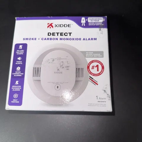 Kidde 30CUA10-V Smoke + Carbon Monoxide Alarm Voice Hardwired + 10 Year Backup