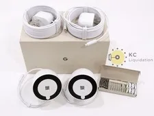 Google Nest Cam Outdoor P27-G7LYP 2-Pack Wired (White) Security Cameras