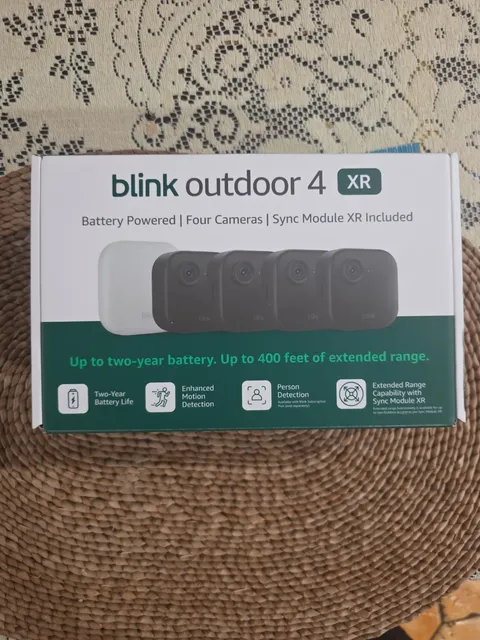 Blink Outdoor 4 XR Four Camera System w/Sync Module Open Box