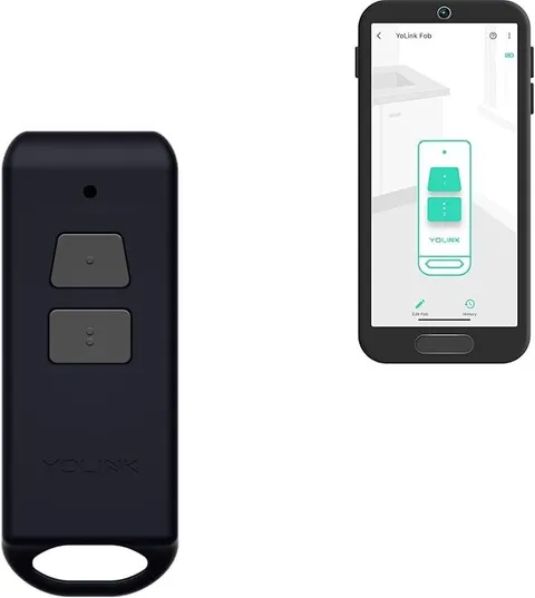 Mini FlexFob – Compact 2-Button Fob with Rechargeable Type C Battery, Long-Ra...