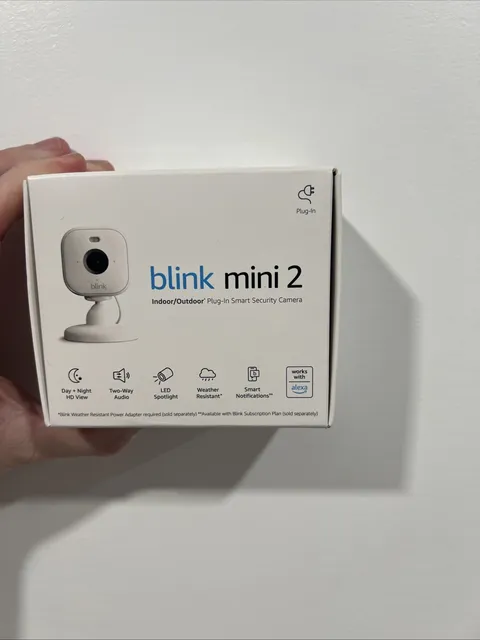 Blink Mini 2 Security Camera Webcam 1080p Home Pet Cam With Mic