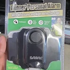 SABRE Runner Personal Alarm 130dB Weatherproof Wristband Reflective Logo