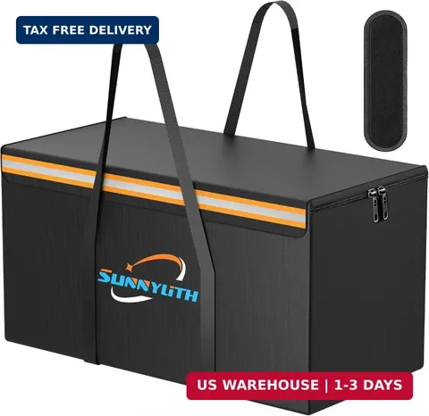 Large Fireproof Document Bags, 24x12x12" Waterproof Storage Firesafe Bag, Large