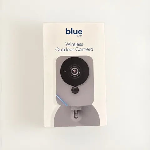 Blue ADT SCE2R0-29 Outdoor Security Camera for DIY Home Surveillance Pearl Gray