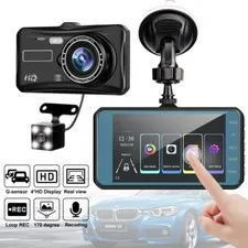 Dash Cam Front and Rear Camera Black Box HD 1080P Night Vision Driver Recorder