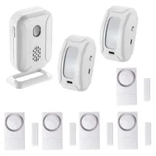 Wireless Home Alarm PIR Motion Sensor System Infrared Detector Security Kit Set