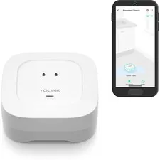 Water Leak Detector 4 with 105dB Audio Alarm, Freeze Warning, App Push, Email Al