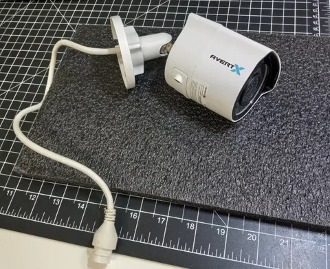 AvertX HD-438IR 4K 8MP mini bullet IP security camera for indoor and outdoor use